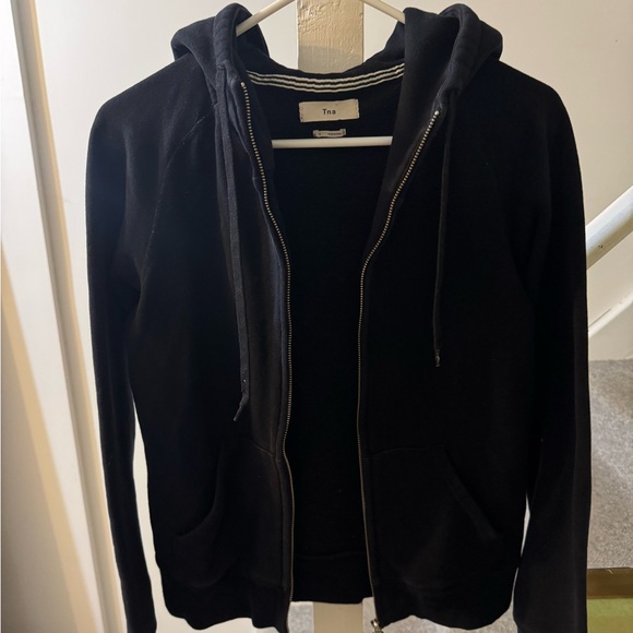TNA Black Zip-Up Hoodie - Picture 2 of 4